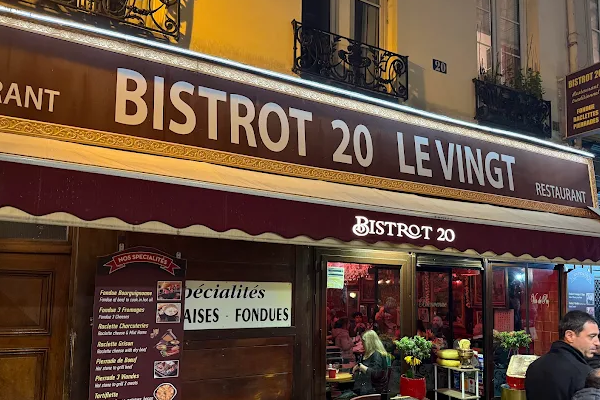 Bistrot 20 / Le Vingt – Traditional French Cuisine in the Heart of the Latin Quarter